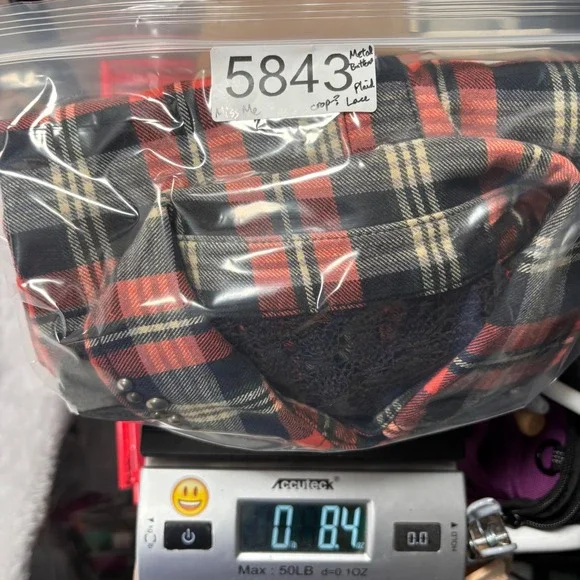 Miss Me Flannel Western Button Women S Plaid Studded Crochet Lace Cowgirl Rodeo - Picture 14 of 14